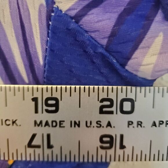 Ladies short sleeve cycle jersey by WeimoMonkey XL Floral Purple Hawaiian Pocket - Picture 12 of 15